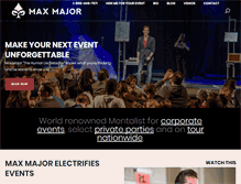 Tablet Screenshot of maxmajor.net
